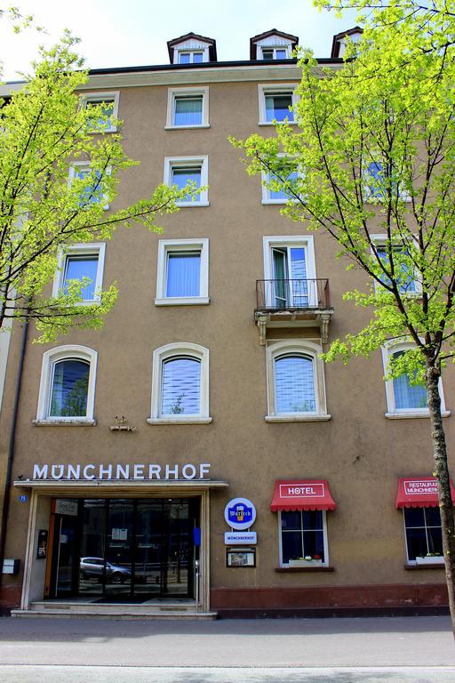 Hotel Muenchnerhof Bazel Buitenkant foto